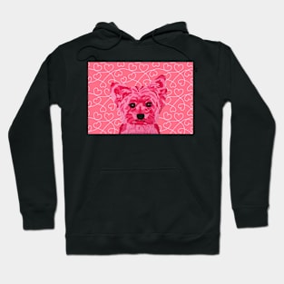 Kate Yorkie by Pinky Heart Wallpaper Hoodie